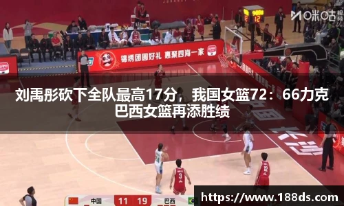 刘禹彤砍下全队最高17分，我国女篮72：66力克巴西女篮再添胜绩